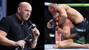 "It's gonna be a long ride home to South Africa" - Dana White praises Khamzat Chimaev’s dominating performance against Dricus du Plessis