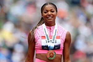 Gabby Thomas sends a motivational message after earning World Championships spot with a bronze at USATF Championships