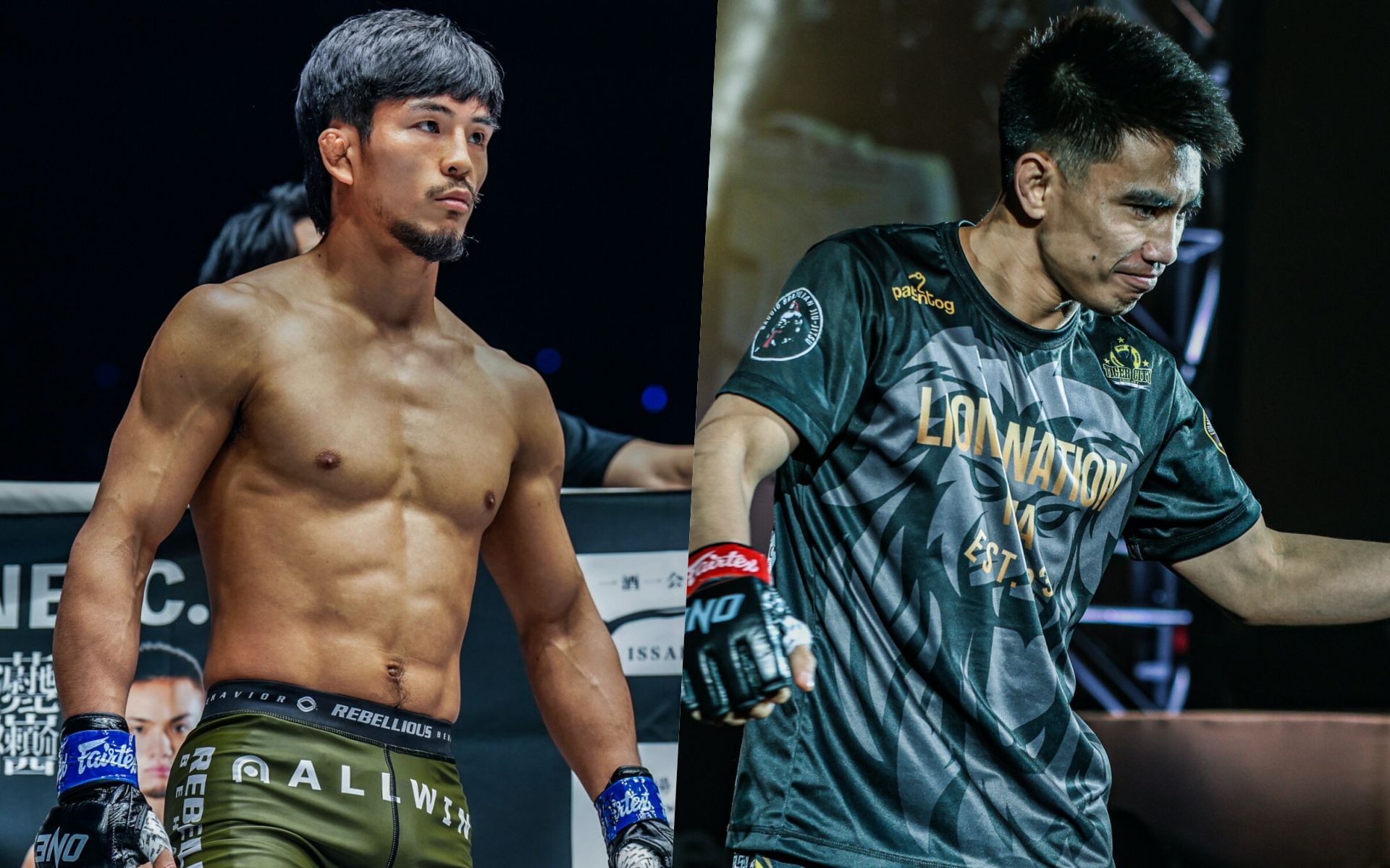 Yuya Wakamatsu (L) and Joshua Pacio (R) | Photo by ONE Championship