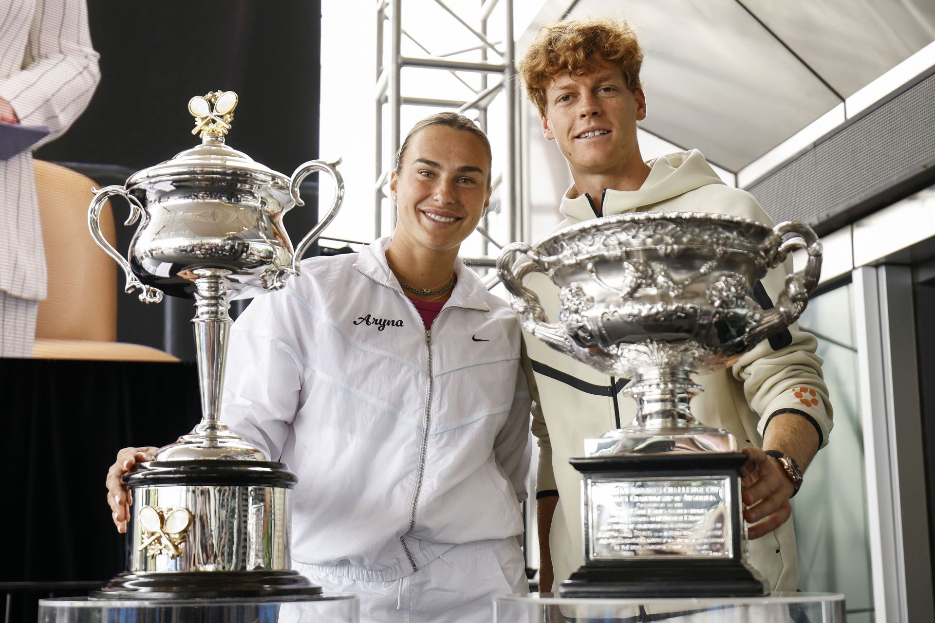 Aryna Sabalenka (left) and Jannik Sinner (right) (Source: Getty)