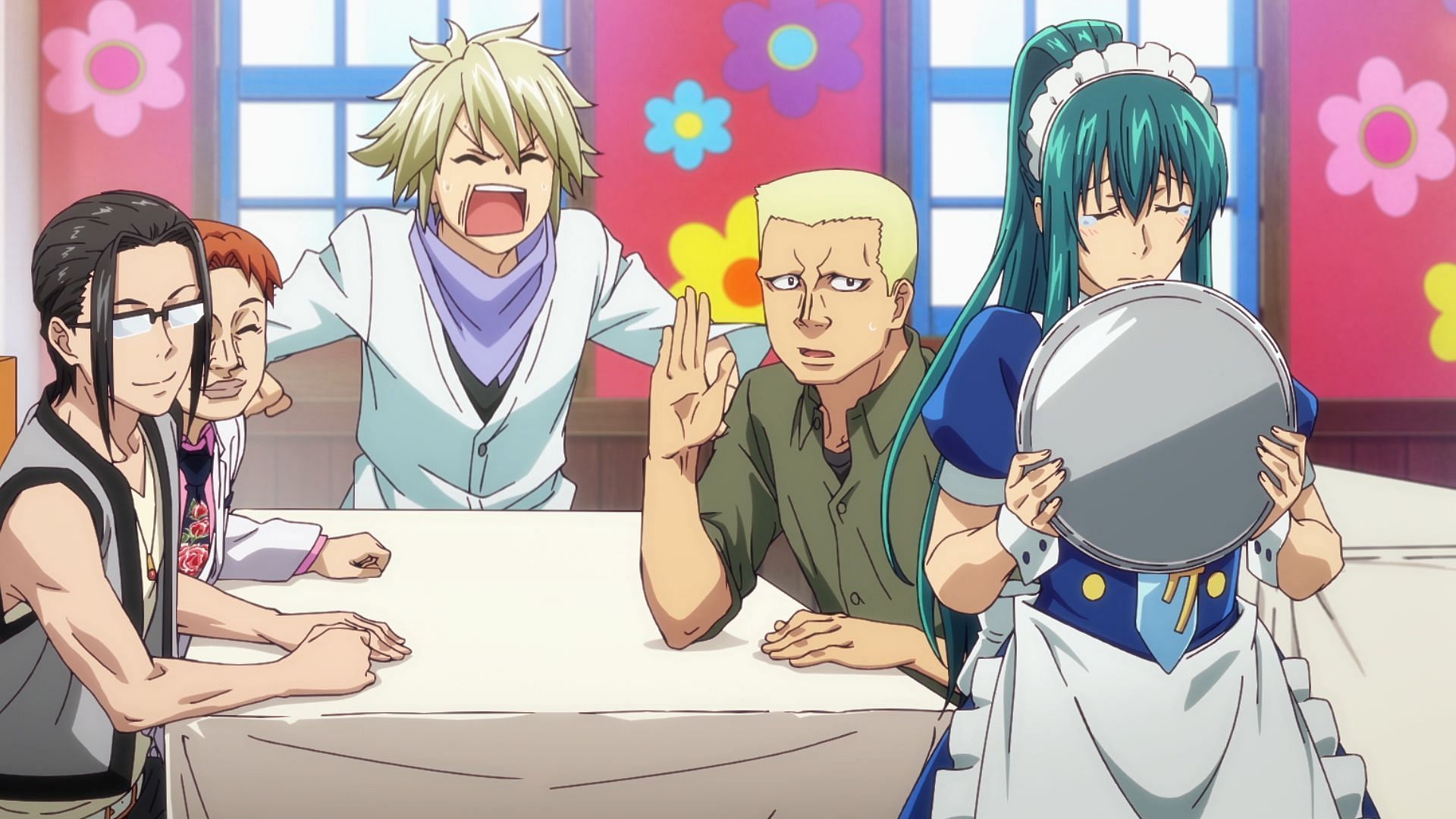 Iori and his friends as seen in Grand Blue season 2 episode 5 (Image via Zero-G, Liber)