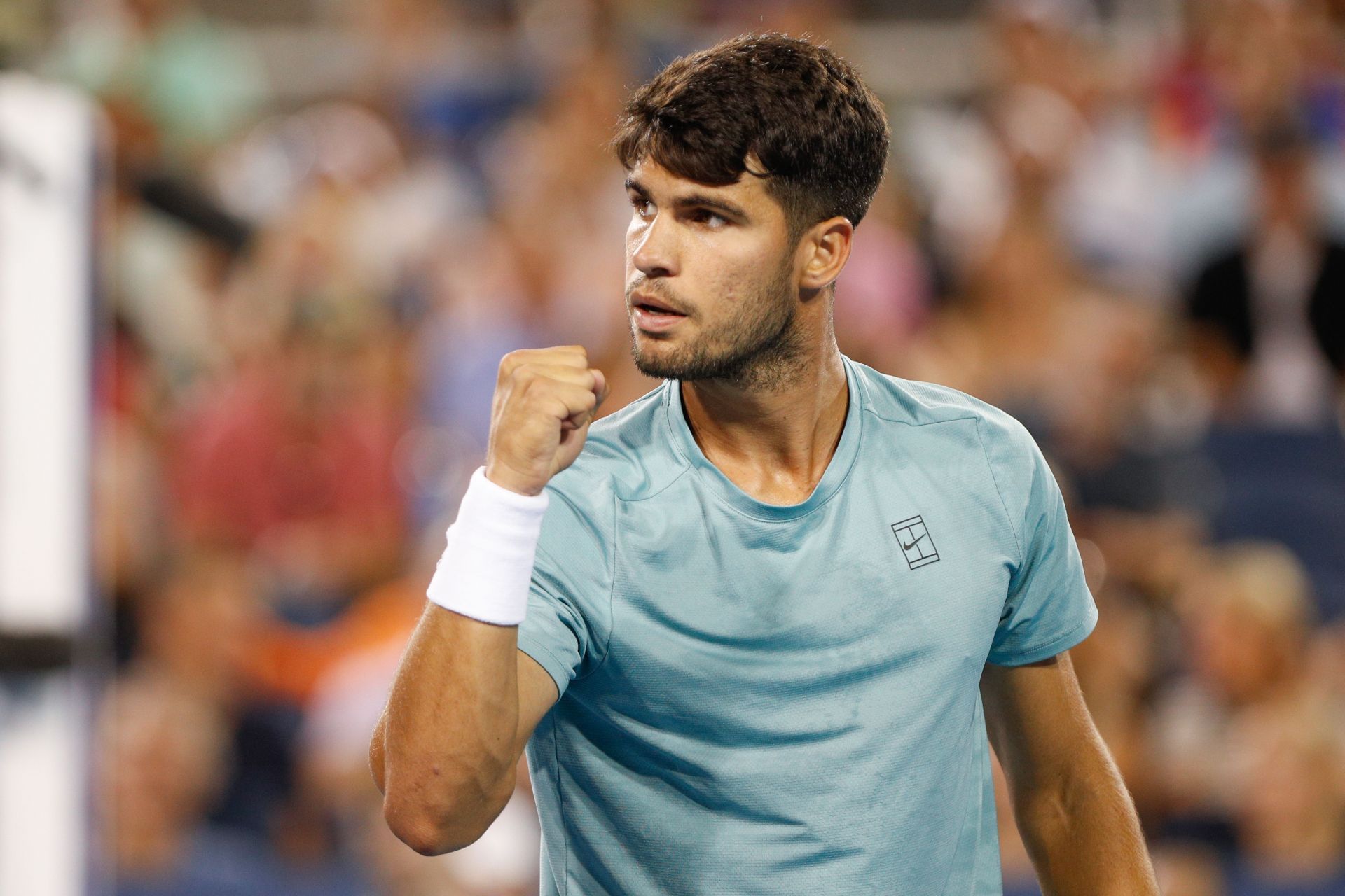Carlos Alcaraz at the Cincinnati Open 2025. (Photo: Getty)