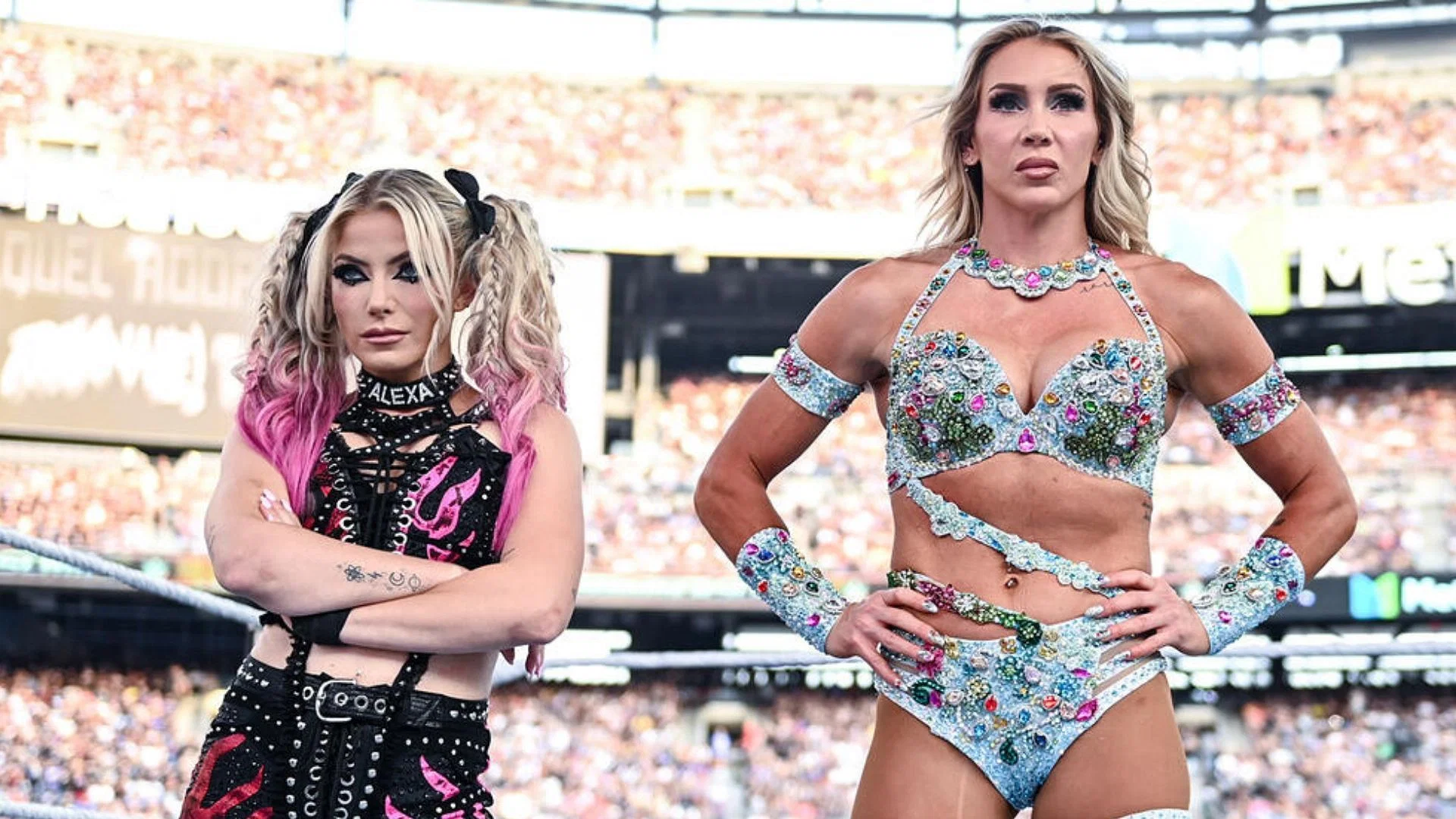 Flair and Bliss were in action during Night 1 of SummerSlam. [Image credit: WWE.com]