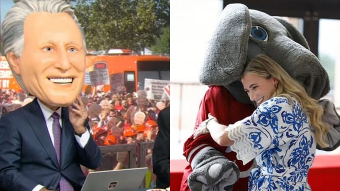 Nick Saban's daughter Kristen makes fun of dad over viral Lee Corso headgear celebration on ESPN's 'College GameDay'