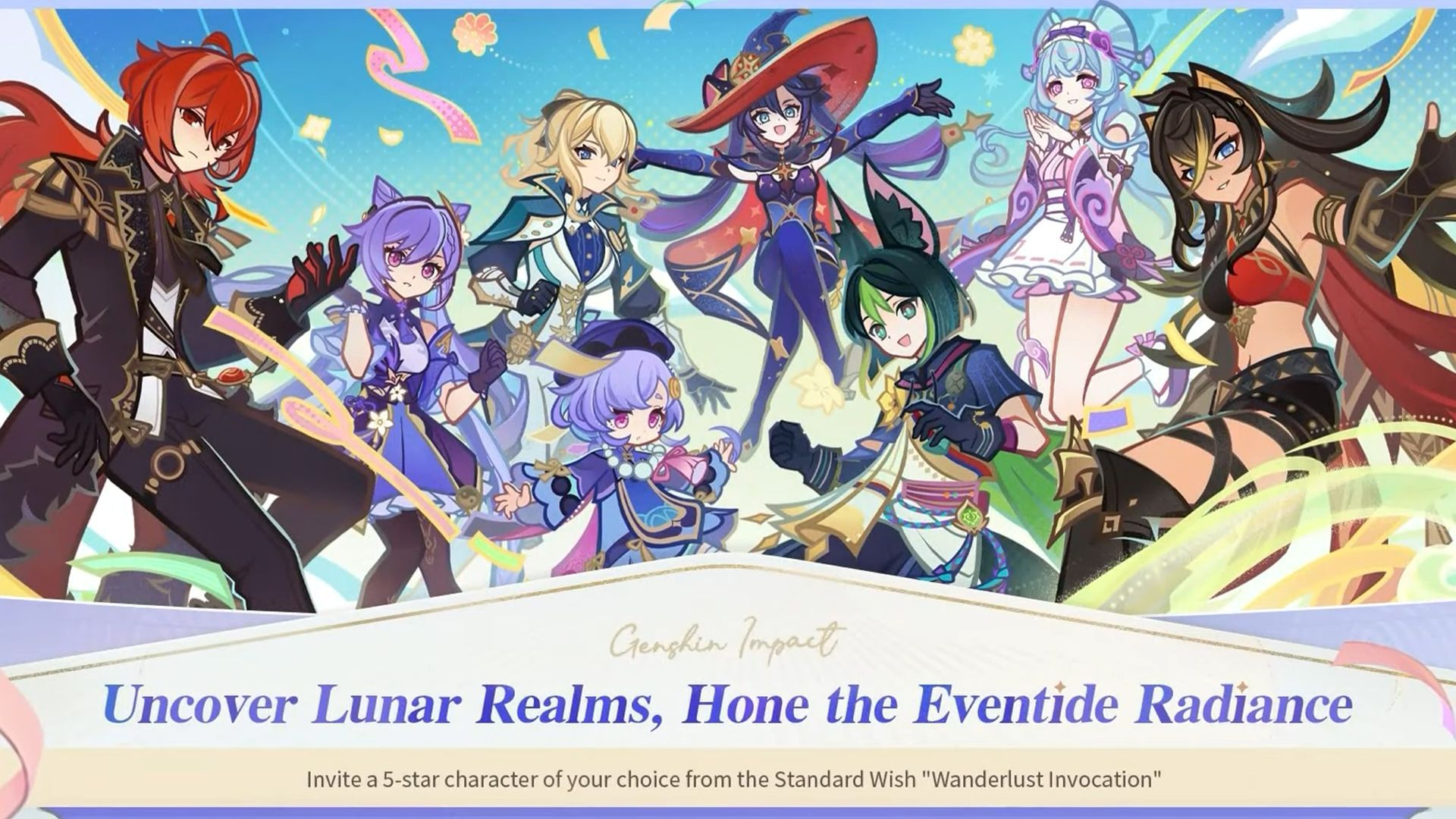 You can select one 5-star Standard character for free (Image via HoYoverse)