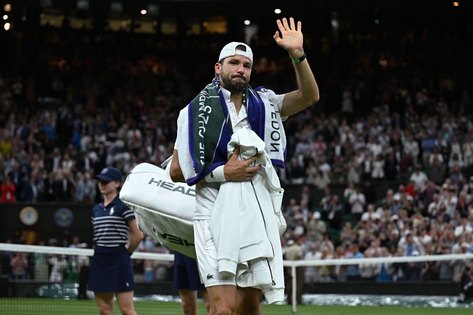 Grigor Dimitrov at Wimbledon 2025. (Photo: Getty)