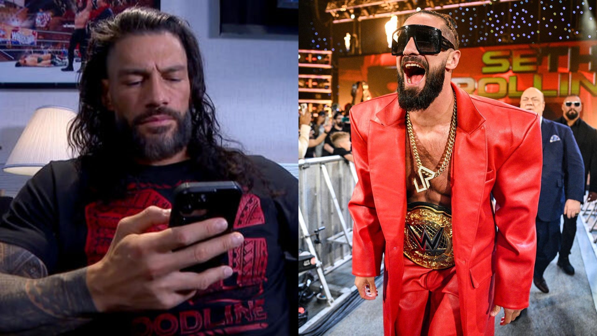 Roman Reigns [left] and Seth Rollins [right] [Image Credits: WWE.com]
