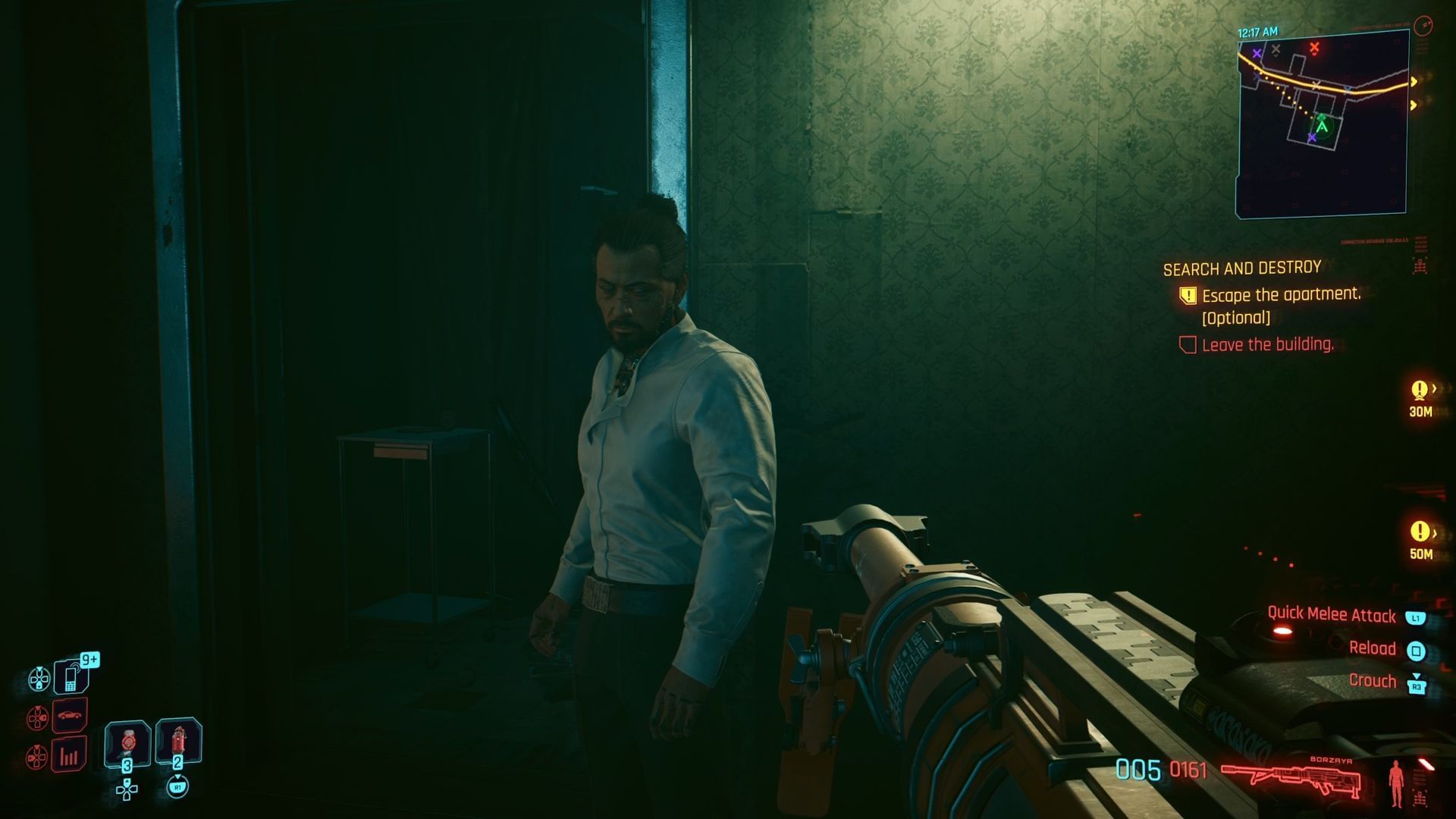Saving Takemura guide in Cyberpunk 2077 (Image via SK Gaming || CDPR)