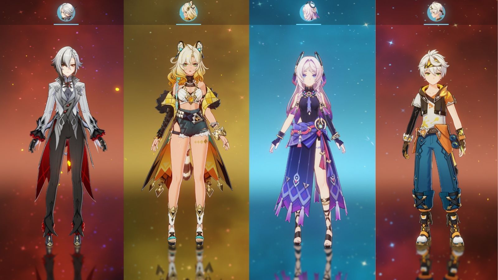 Arlecchino, Xilonen, Citlali, Bennett team comp (Image via HoYoverse)