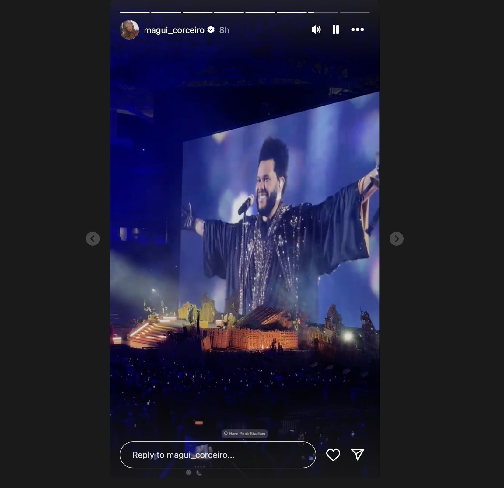Screen grab from Margarida Corceiro&#039;s Instagram story. [via Instagram/@ magui_corceiro]