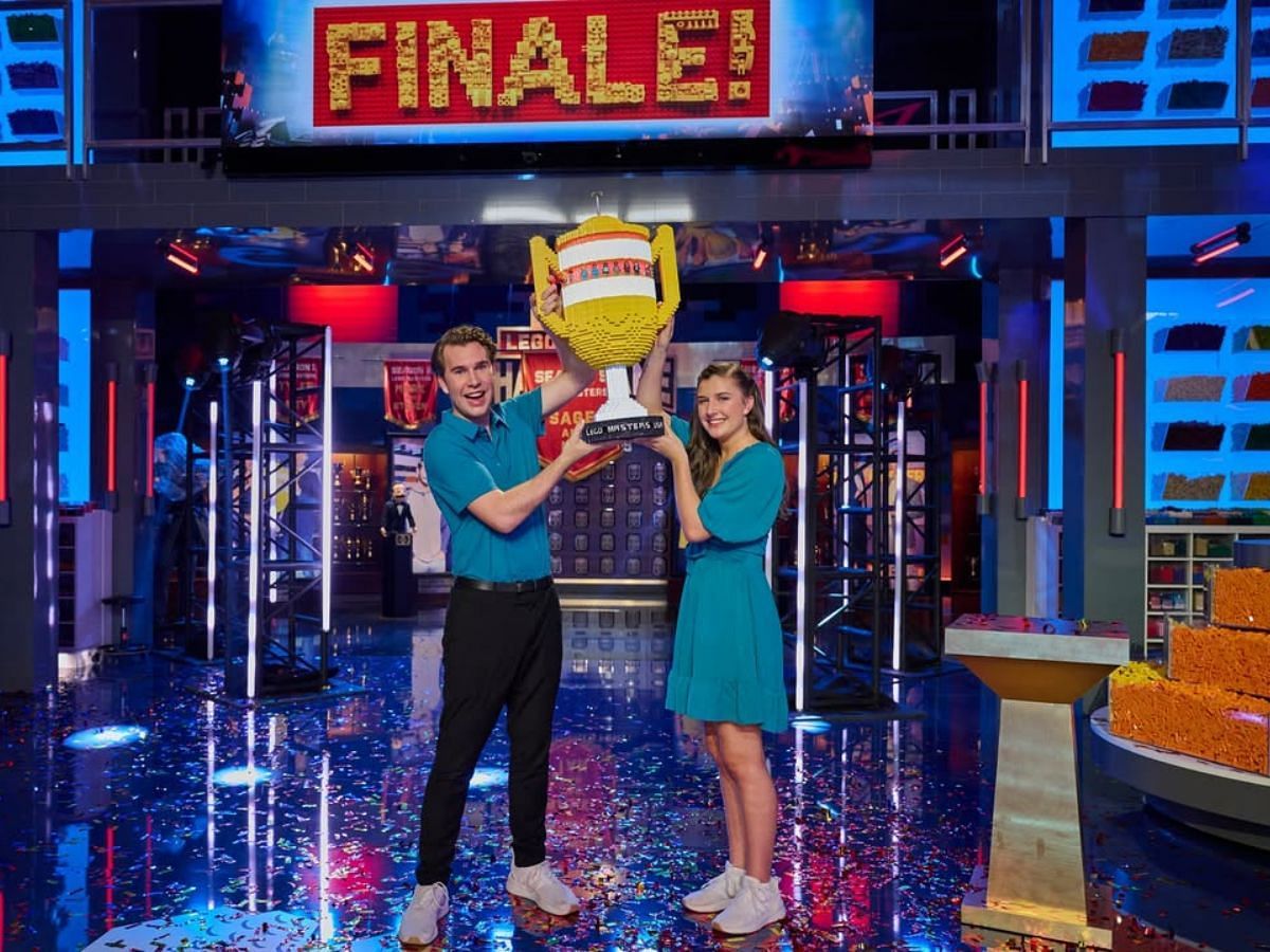 Sage and Ian from LEGO Masters season 5 (Image via Instagram/@legomastersfox)