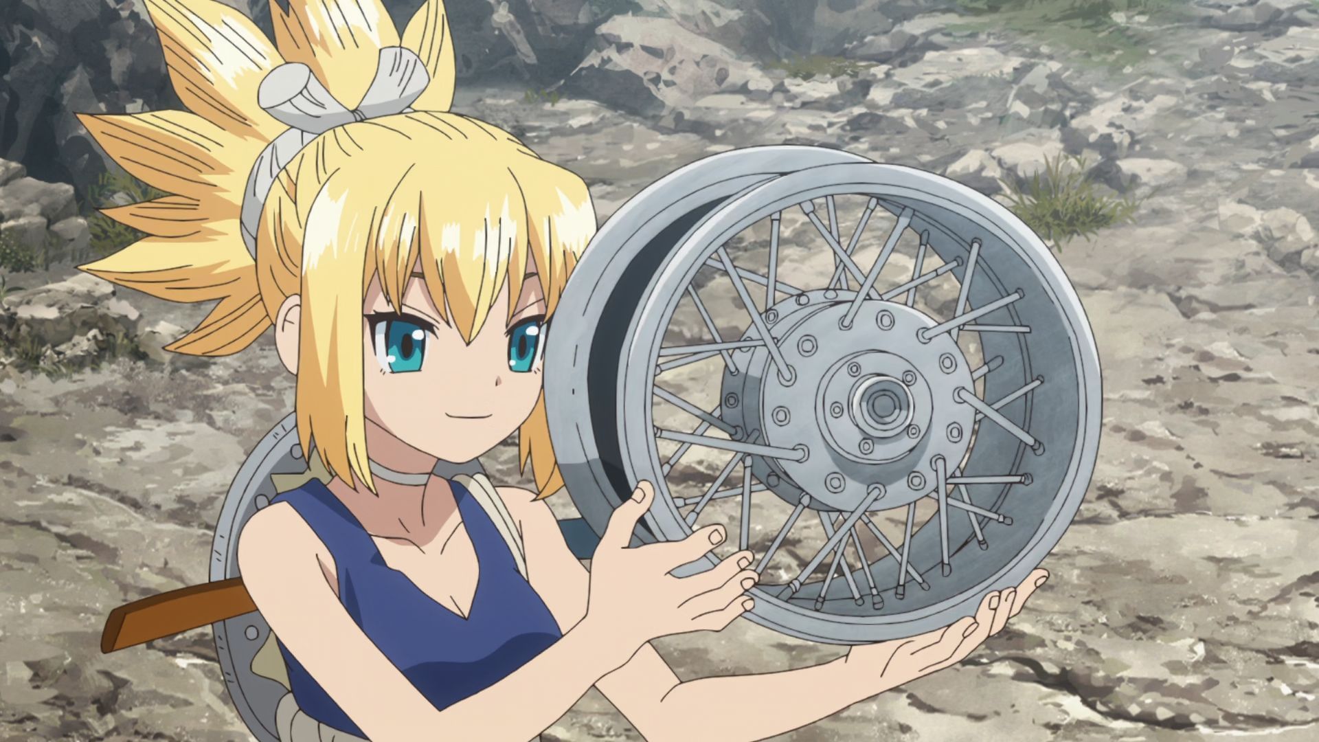 Kohaku, as seen in Dr. Stone: Science Future part 2 episode 5 (Image via TMS Entertainment)