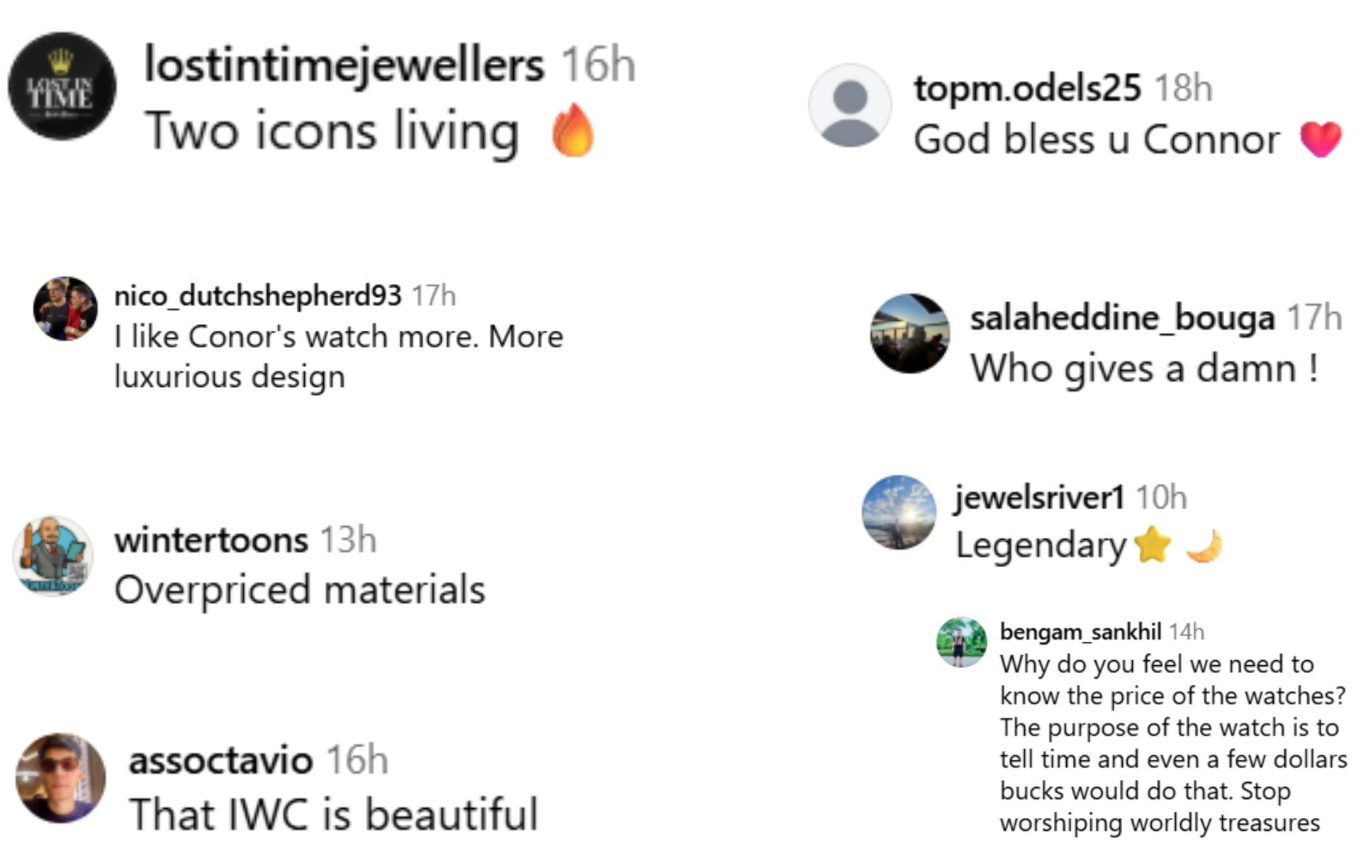 Fan reactions [Screenshots courtesy: @vertigo1983 on Instagram]
