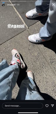 Jaz's Instagram story