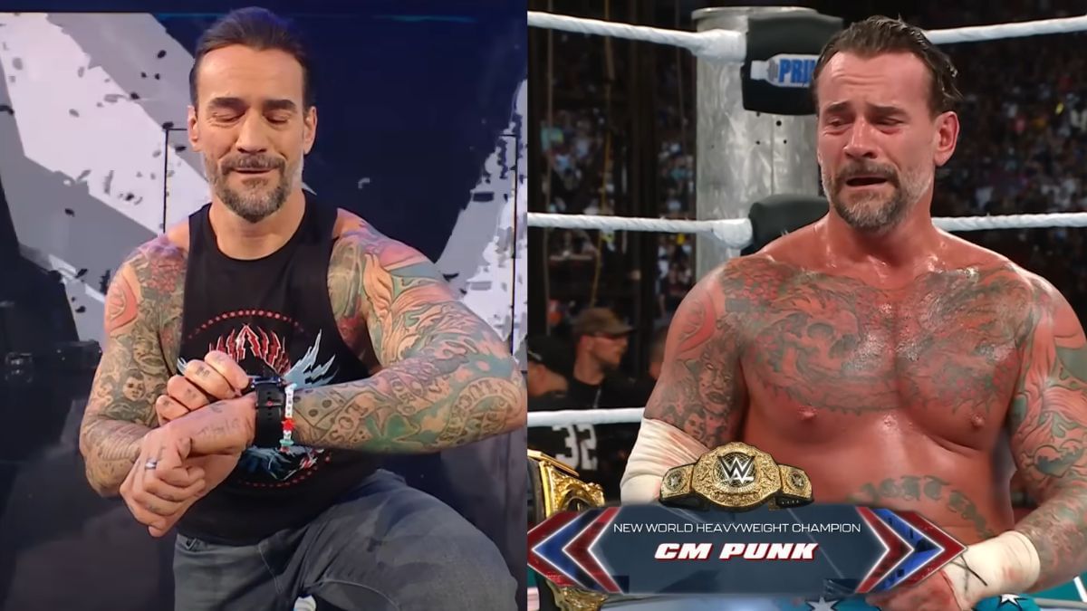 CM Punk! [Images via WWE YouTube]