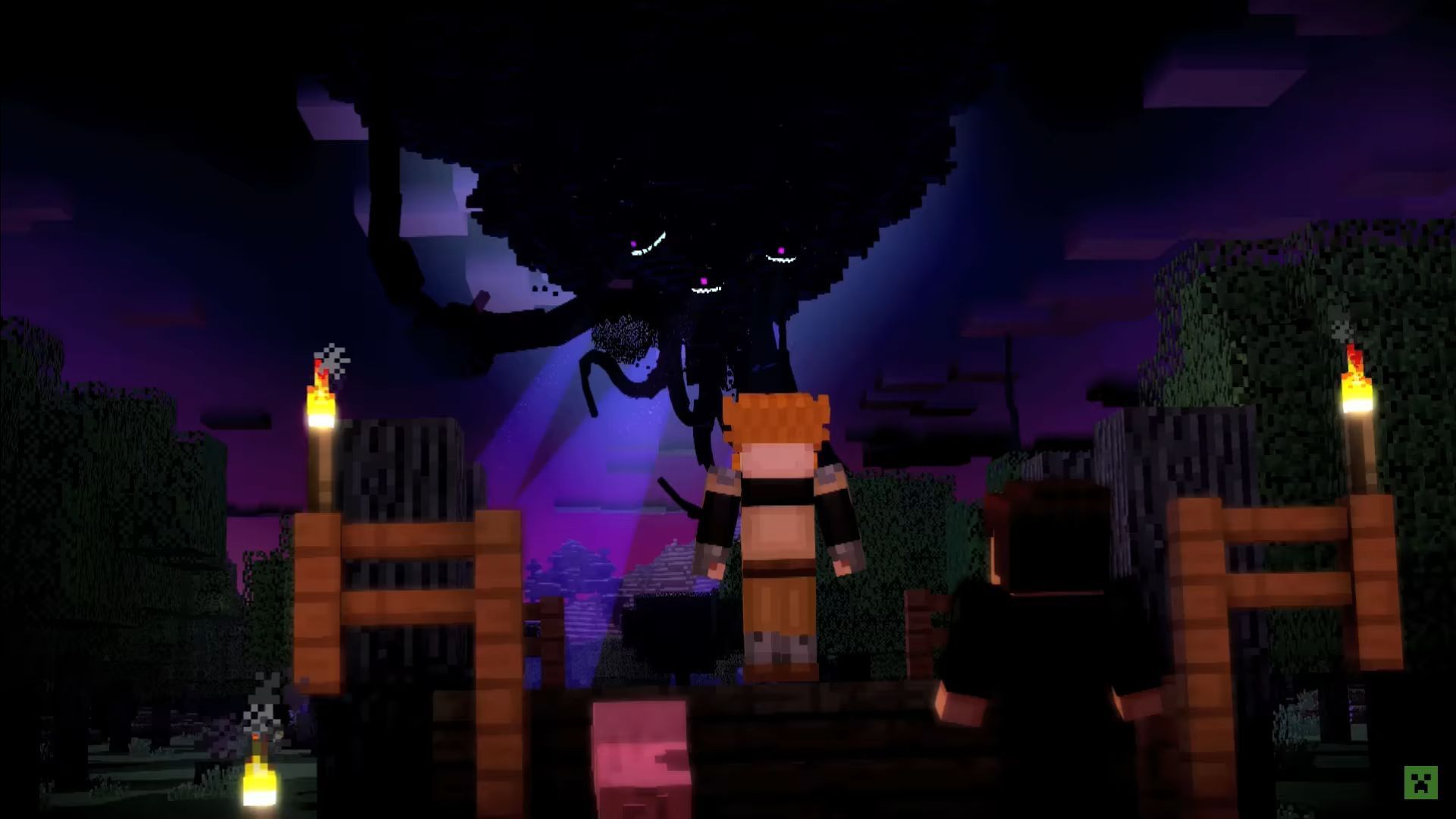 The Wither Storm in Minecraft was one of the most powerful entities in Story mode (Image via YouTube/Minecraft)