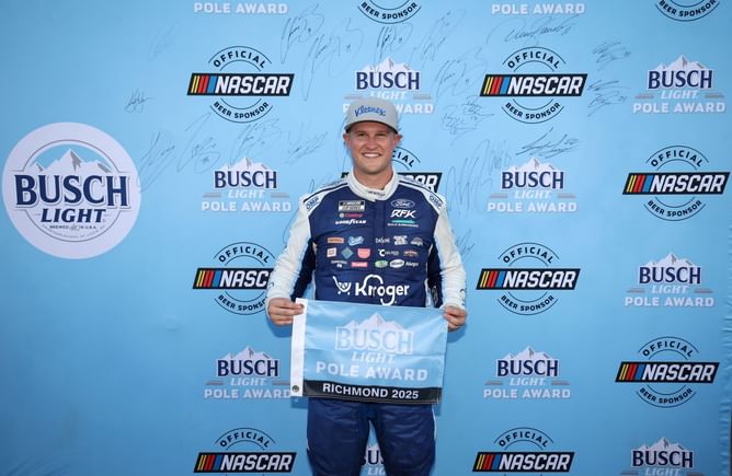 Ryan Preece makes feelings known after soaring to maiden NASCAR pole for RFK Racing