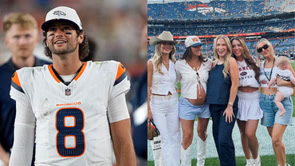 Jarrett Stidham’s wife Kennedy shares sideline pic after Broncos QB delivers big game with 2 TDs vs. Cardinals