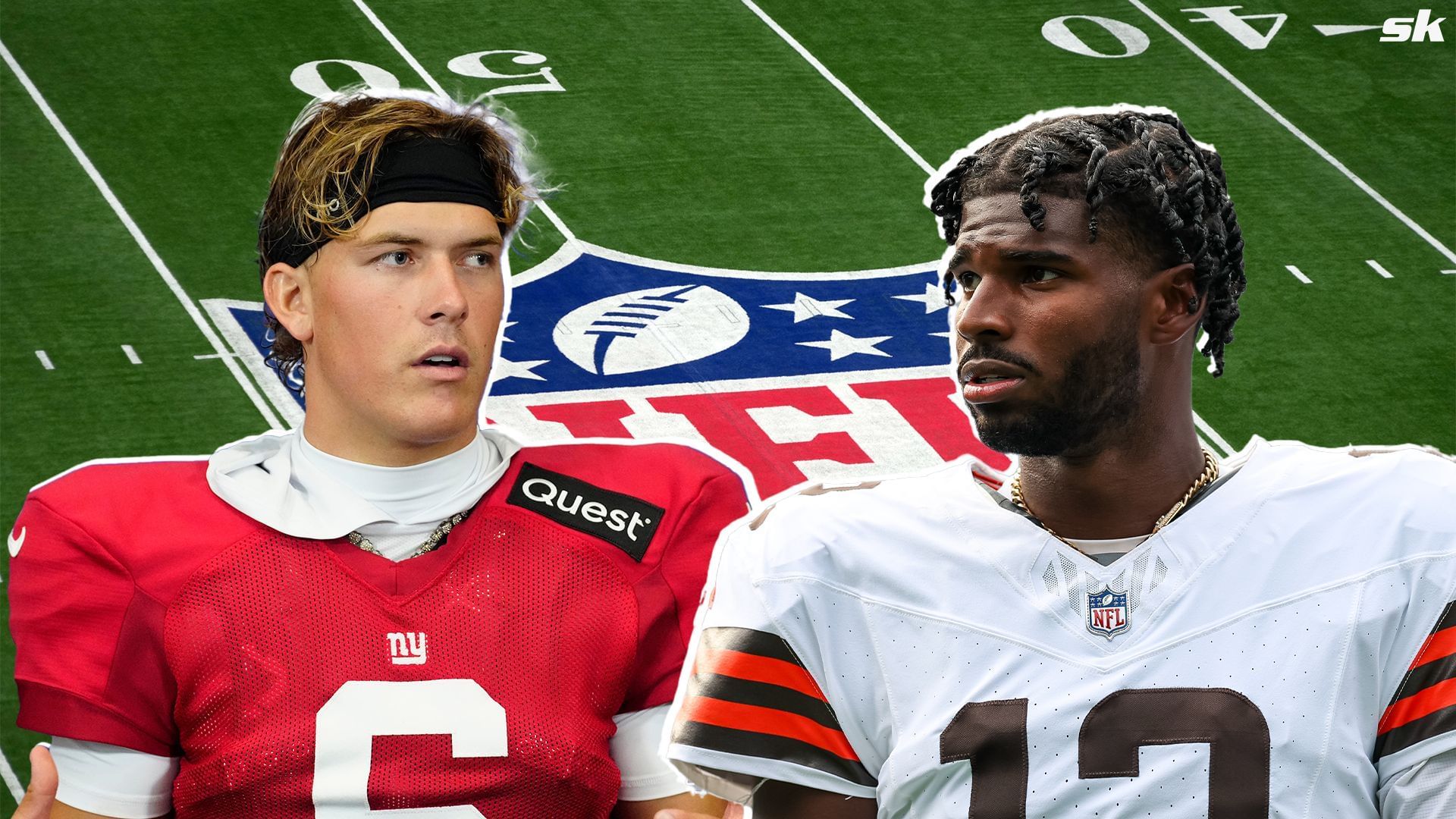 Jaxson Dart gets compared to Shedeur Sanders after debut (Source: Imagn/Getty)