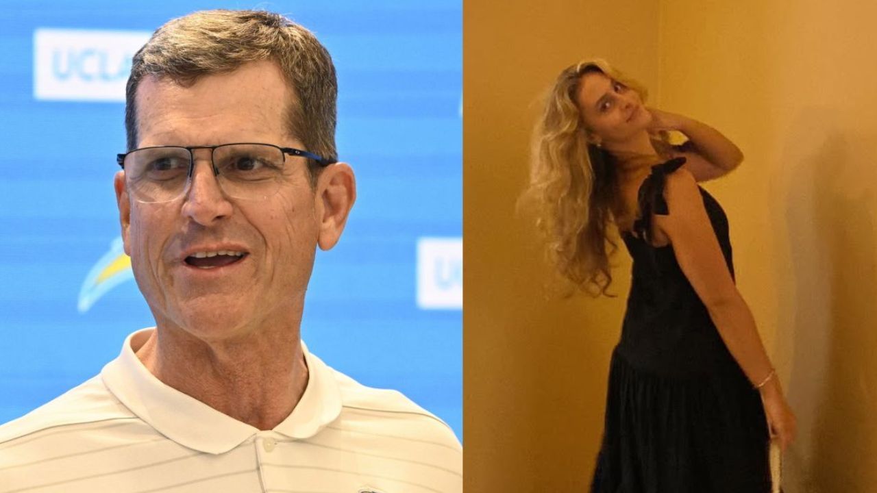 Jim Harbaugh's daughter Grace sends 3-word message from stadium stands as Chargers face Saints in preseason opener