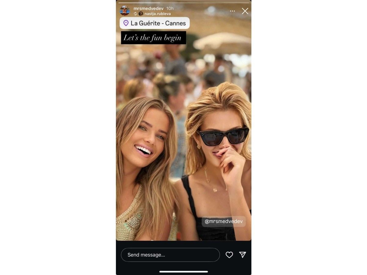 Daria&#039;s Instagram story