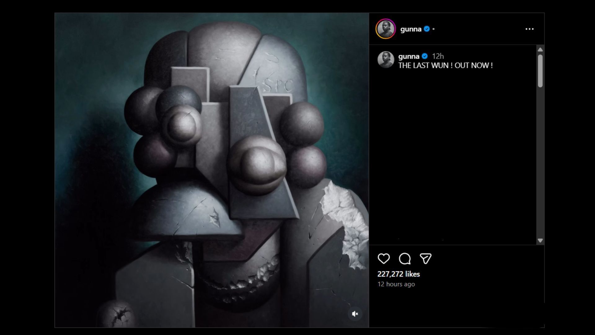 Gunna announced his new album on his Instagram on August 8, 2025 (Image via Instagram/@gunna)