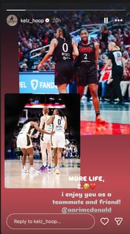 Kelsey Mitchell's birthday post