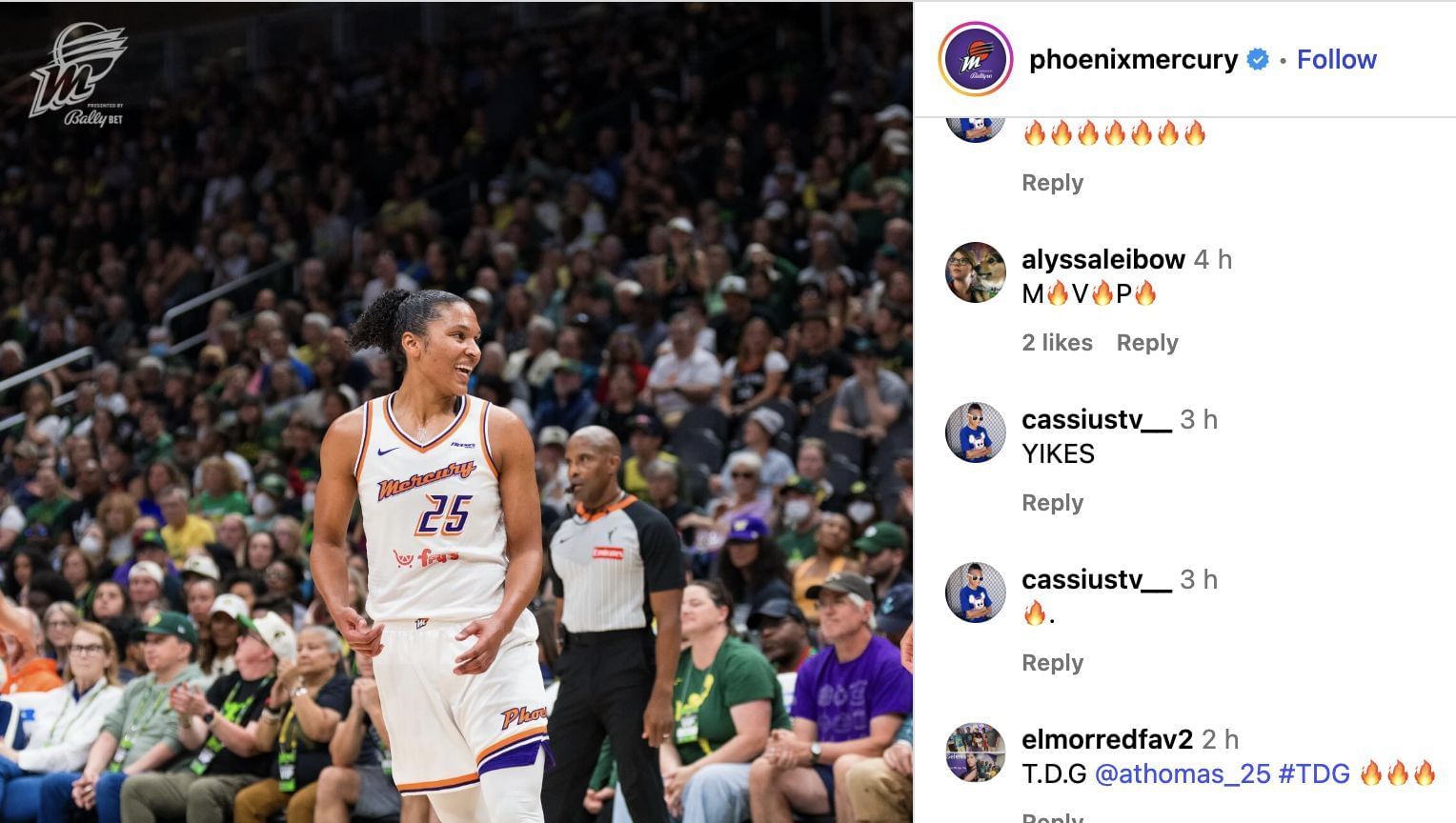 Credits: Instagram (@phoenixmercury)