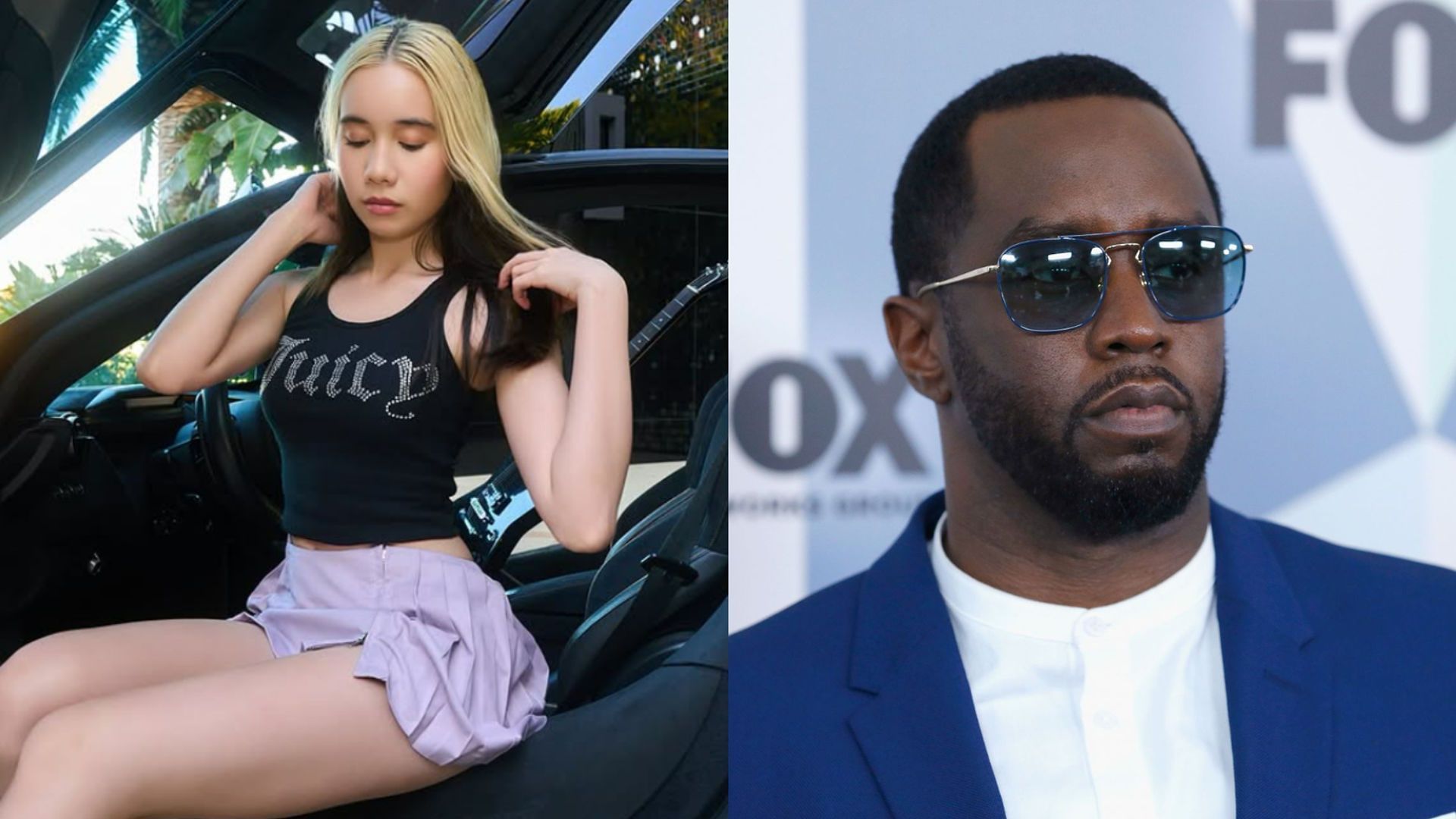 Lil Tay and Diddy (Image via Instagram/@liltay and Getty)