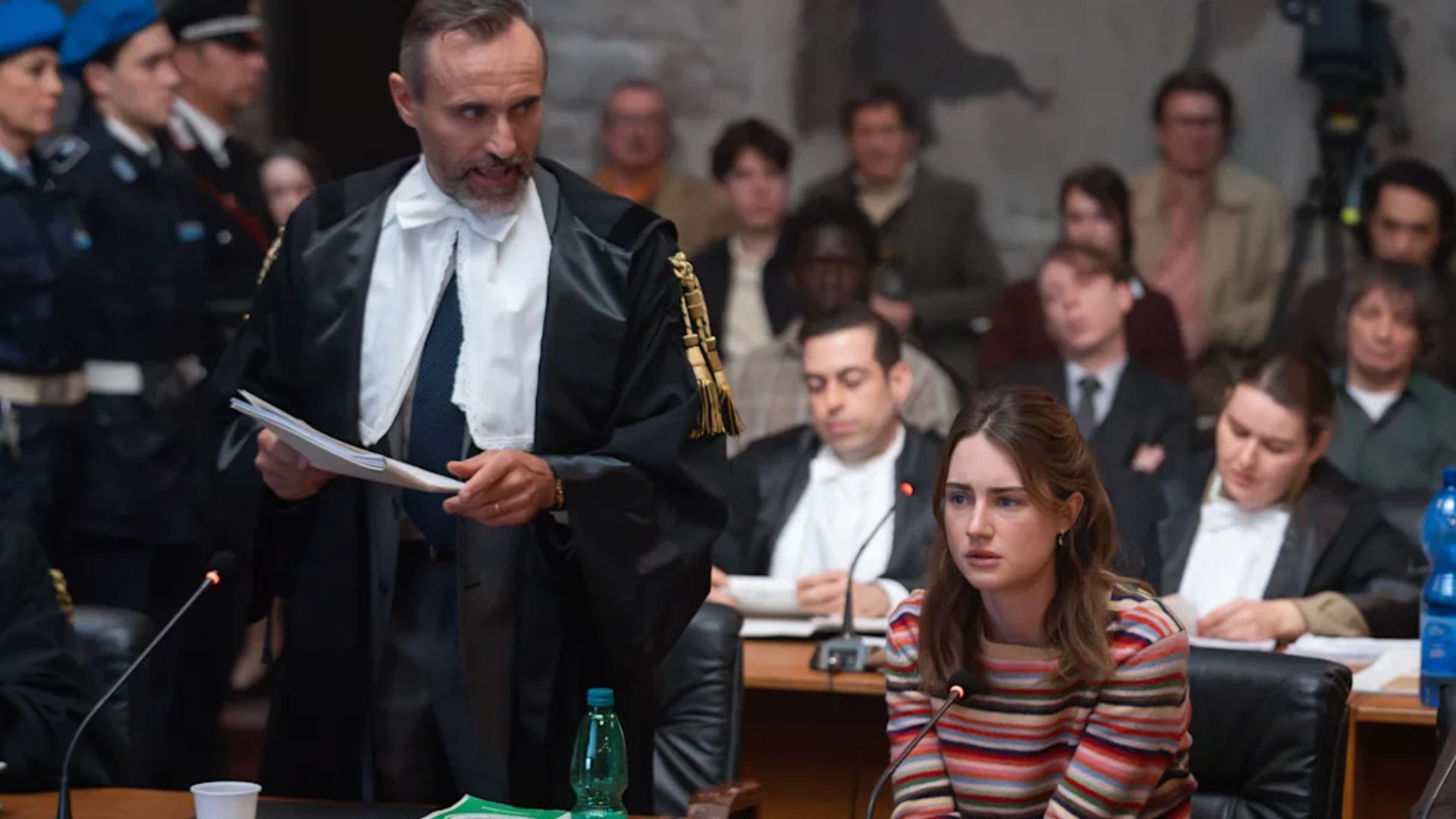 A still from The Twisted Tale of Amanda Knox (Image via Hulu)