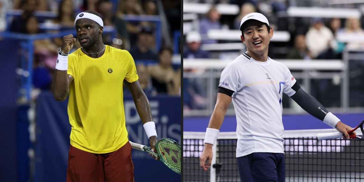 Frances Tiafoe vs Yoshihito Nishioka is one of the first-round matches at the US Open 2025. (Photos: Getty)