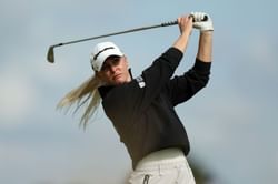 Charley Hull jokes about wild Porthcawl weather at AIG Women's Open: "Windy enough to take the wool off a sheep’s back"