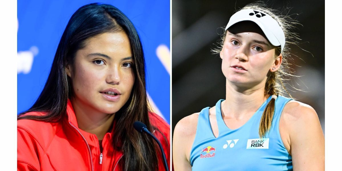 Emma Raducanu (L) and Elena Rybakina (R) (Image Source: Getty)