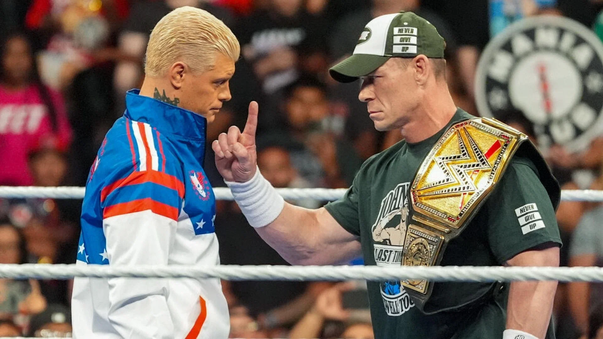 Cena and Rhodes are scheduled to compete tonight at SummerSlam. [Image credit: WWE.com]