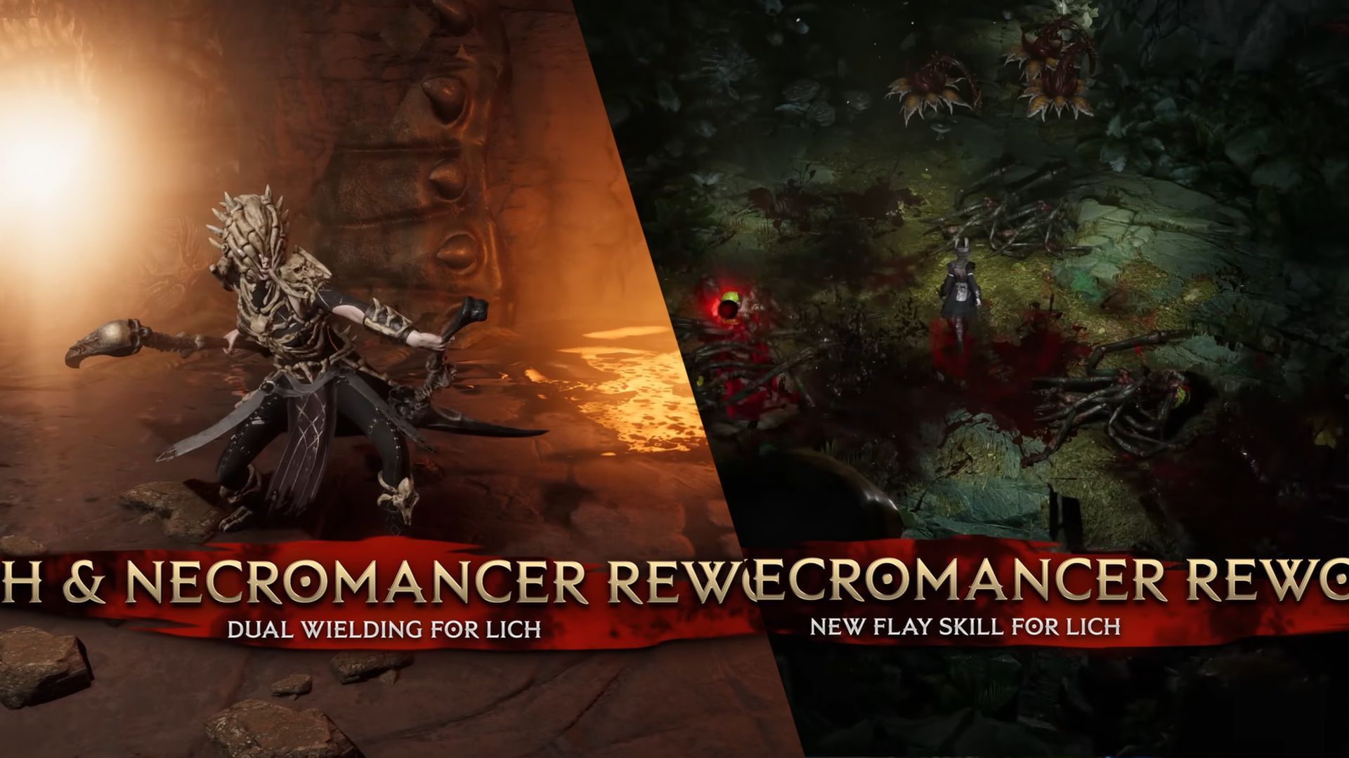 The Lich subclass is also getting the ability to dual-wield weapons and a new skill called Flay (Image via Eleventh Hour Games)