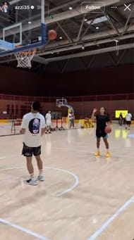 PIC: UConn star Azzi Fudd shows off her ambidexterity in skillful workout drill - Image source: Instagram/azzi35