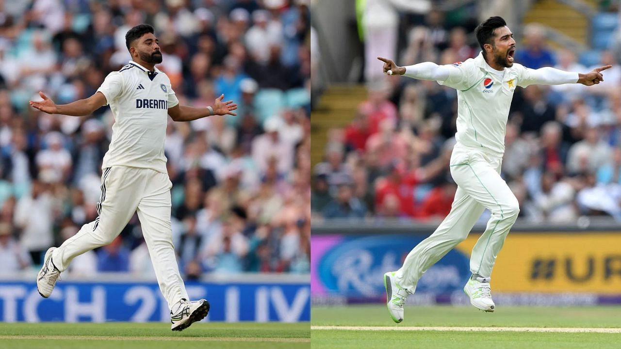 mohammed siraj, jasprit bumrah, mohammad amir