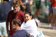 Jack Draper and Emma Raducanu after a practice session at Wimbledon 2025 - Source: Getty