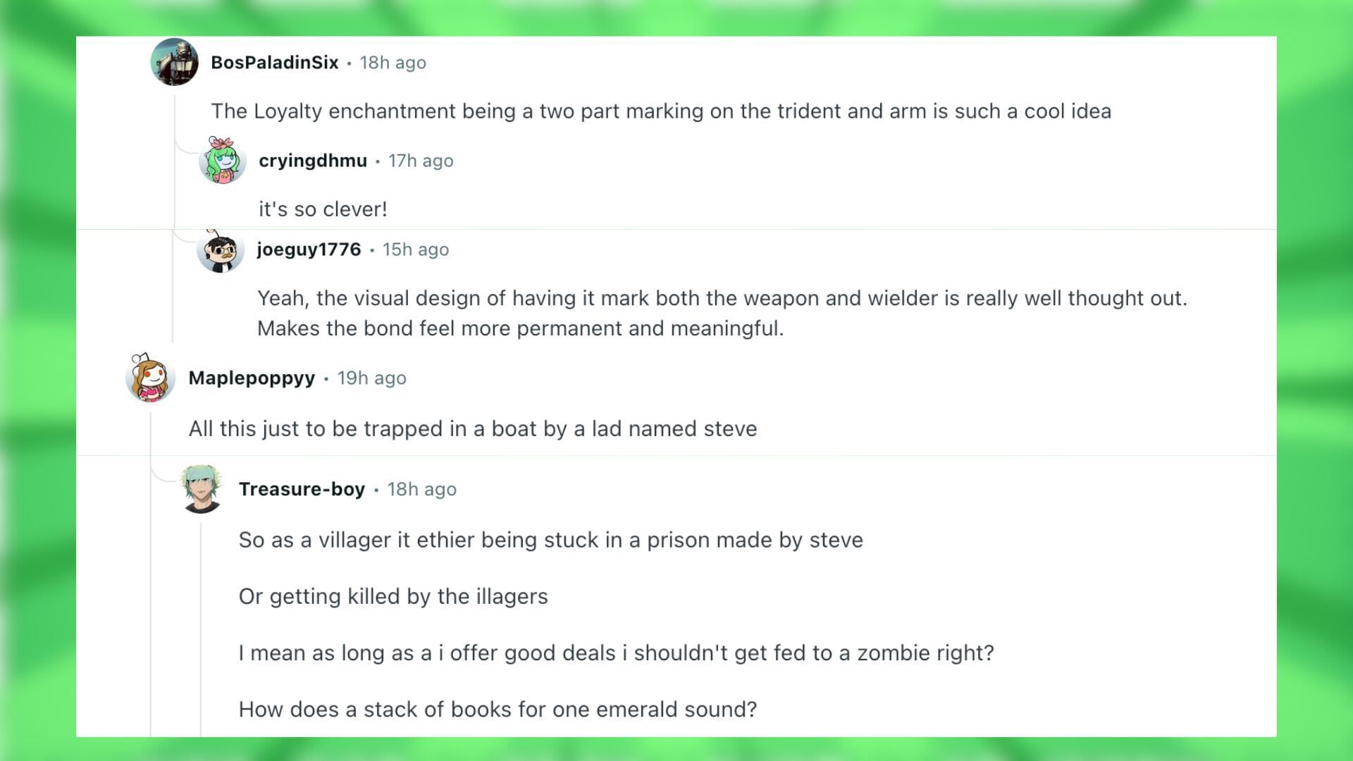 Redditors discuss the animated video (Image via Reddit)