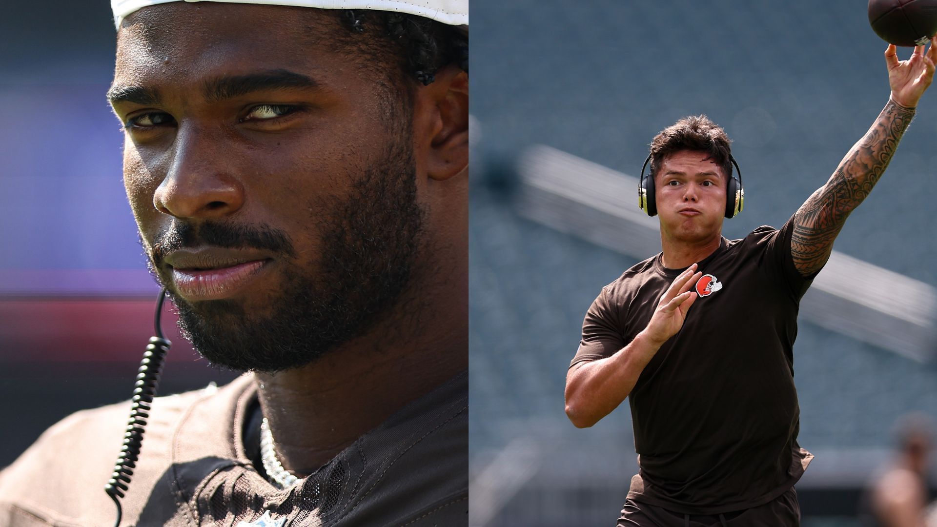 Shedeur Sanders x Dillon Gabriel collage
