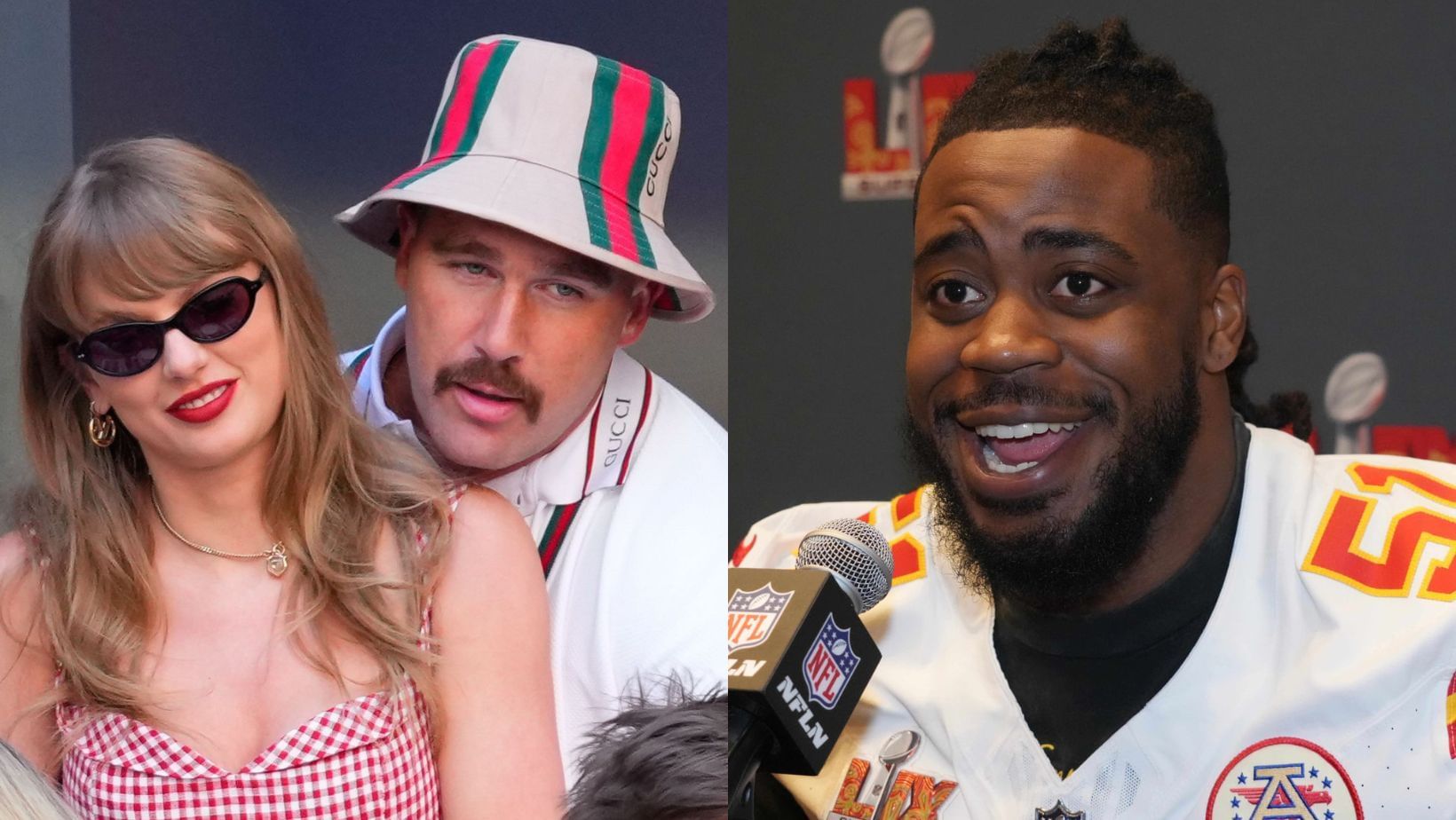 Chiefs DE Mike Danna reveals &quot;special&quot; engagement present for Travis Kelce and Taylor Swift (Image Credit: GETTY)