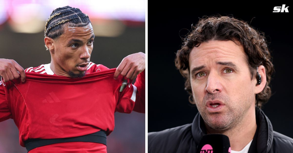 Hugo Ekitike (left) and Owen Hargreaves (right)