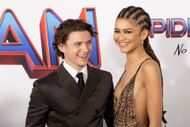 Tom Holland and Zendaya attend the Los Angeles premiere of Sony Pictures' Spider-Man: No Way Home. (Photo by Emma McIntyre/Getty Images)