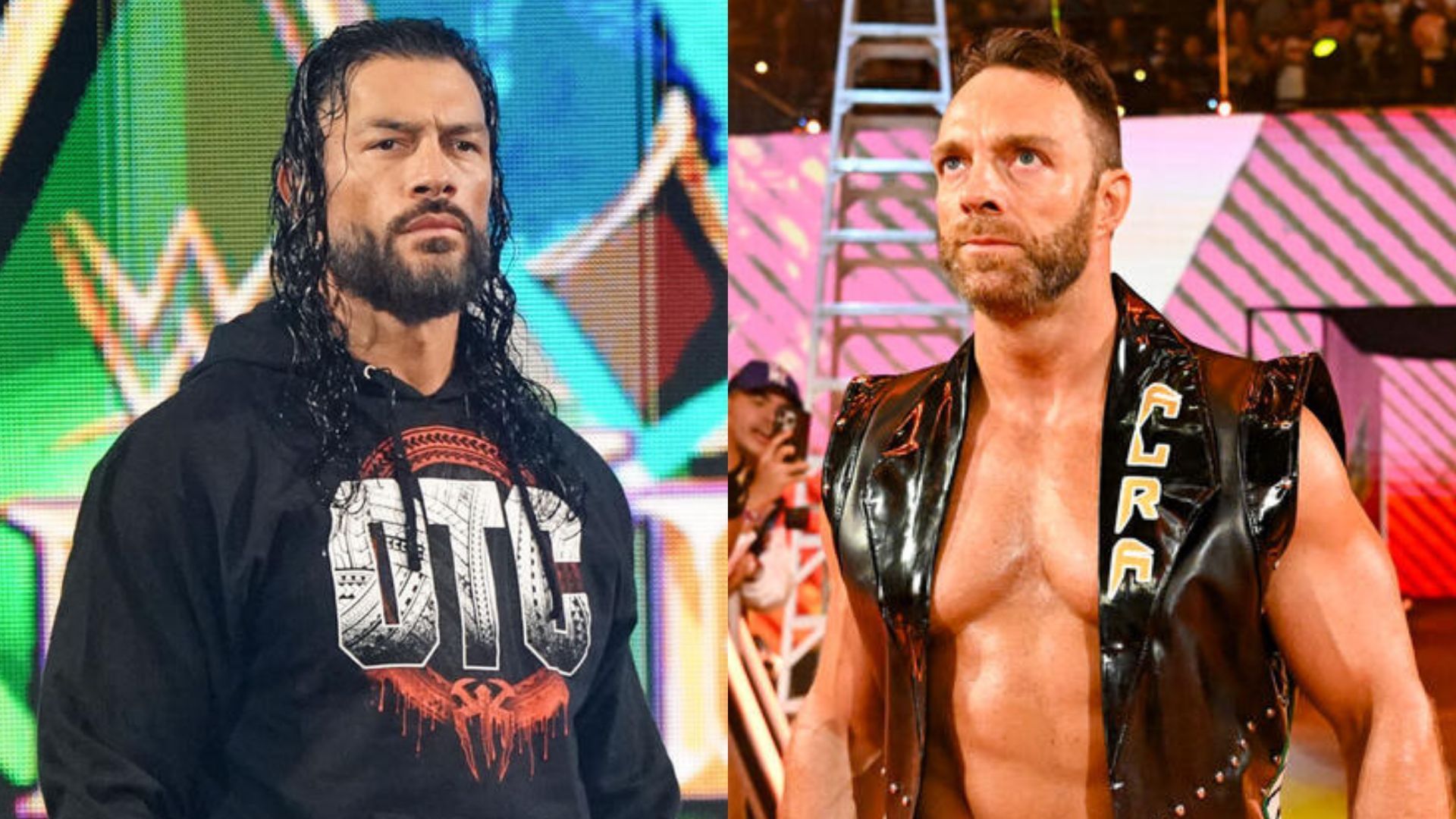 Roman Reigns and LA Knight! [Images from WWE.com]