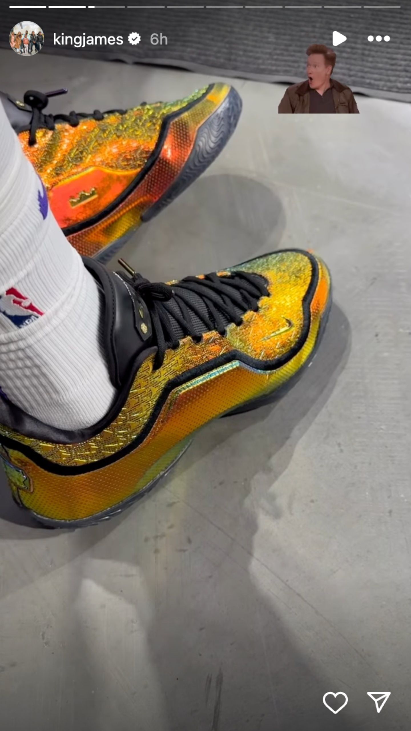 James posted a new colorway of his LeBron 23.