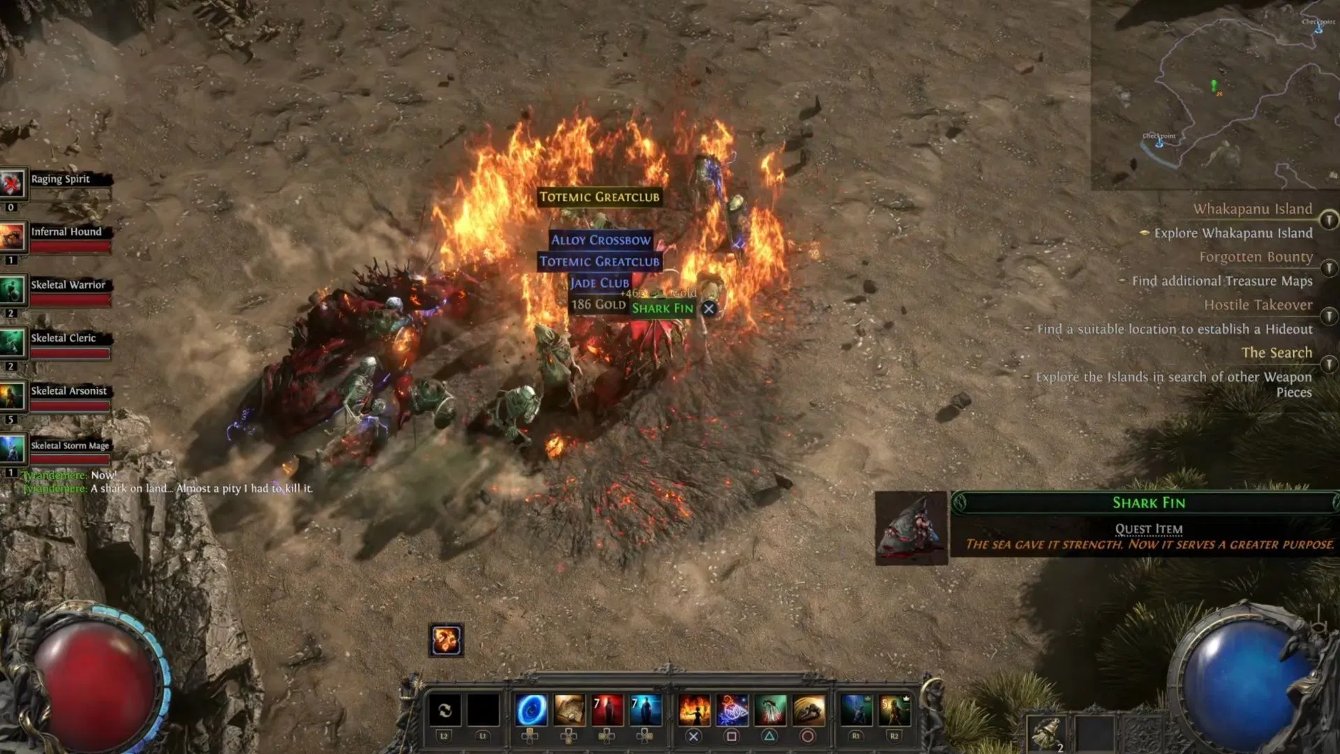 Path of Exile 2 Shark Fin Tribal Medicine