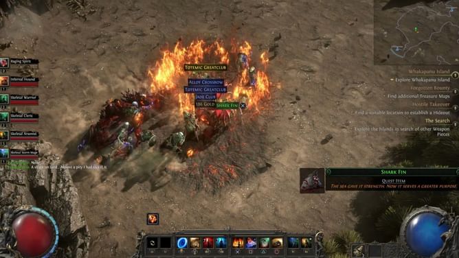 Path of Exile 2: What to do with the Shark Fin (Tribal Medicine)