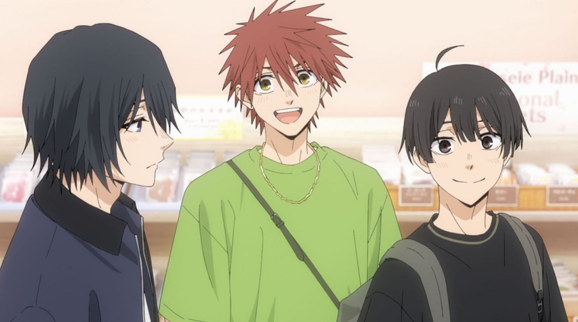 Saku, Shohei, and Ayato, as seen in the preview (Image via CloverWorks)
