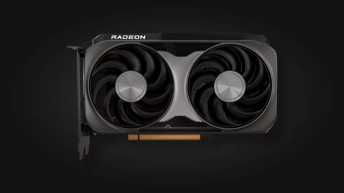 The AMD Radeon RX 9060 XT competes against the RTX 5060 with its higher price tag (Image via AMD)