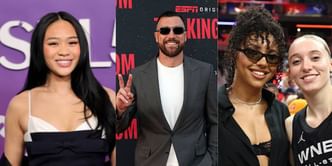 "Dream team" - Suni Lee stuns in American Eagle's newest clothing line led by Travis Kelce with Paige Bueckers' girlfriend Azzi Fudd